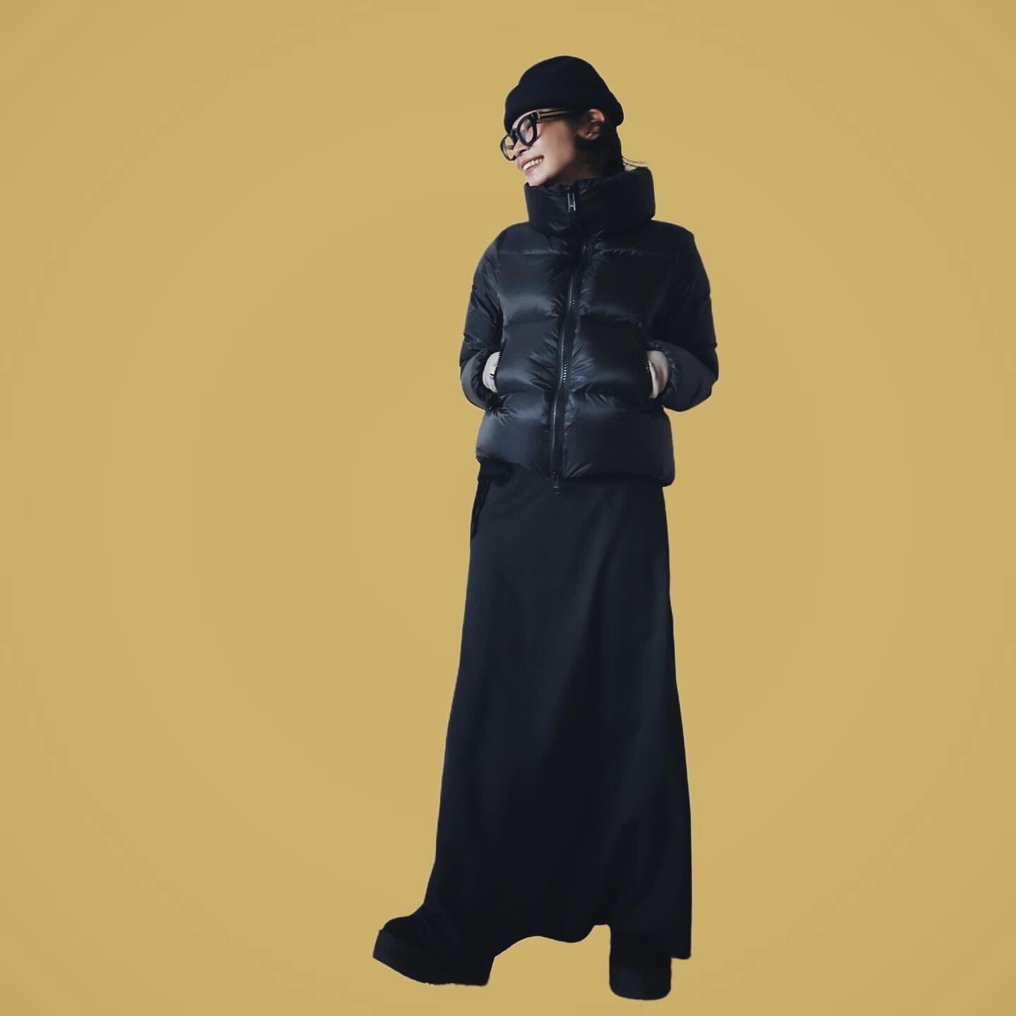 High neck Cropped Down 【受注商品】