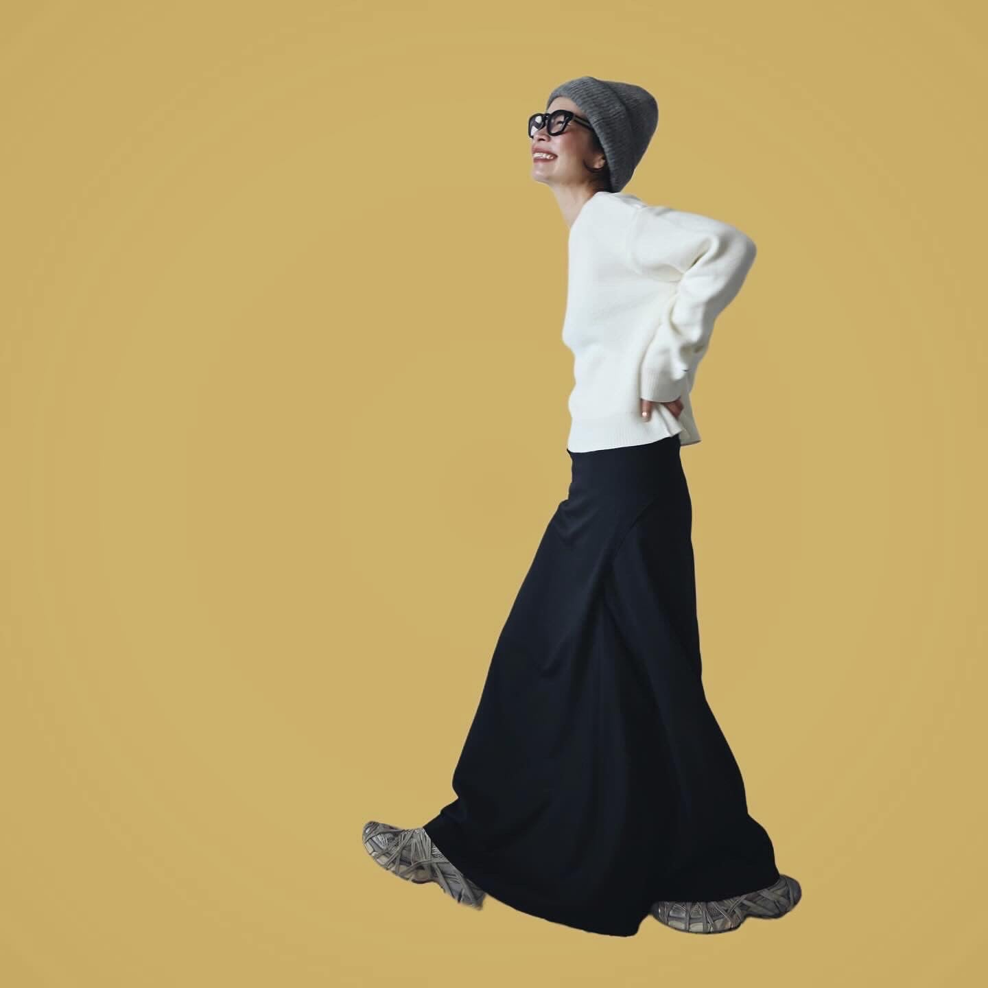 Wool Maxi Skirt