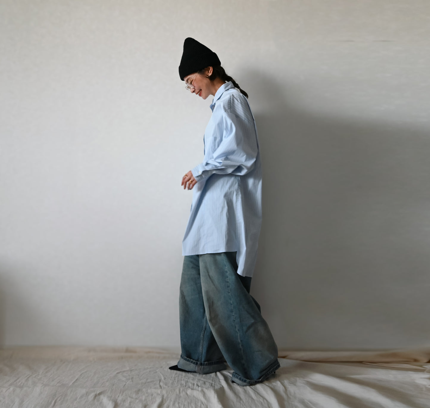 Dolman Sleeve Stripes Shirts