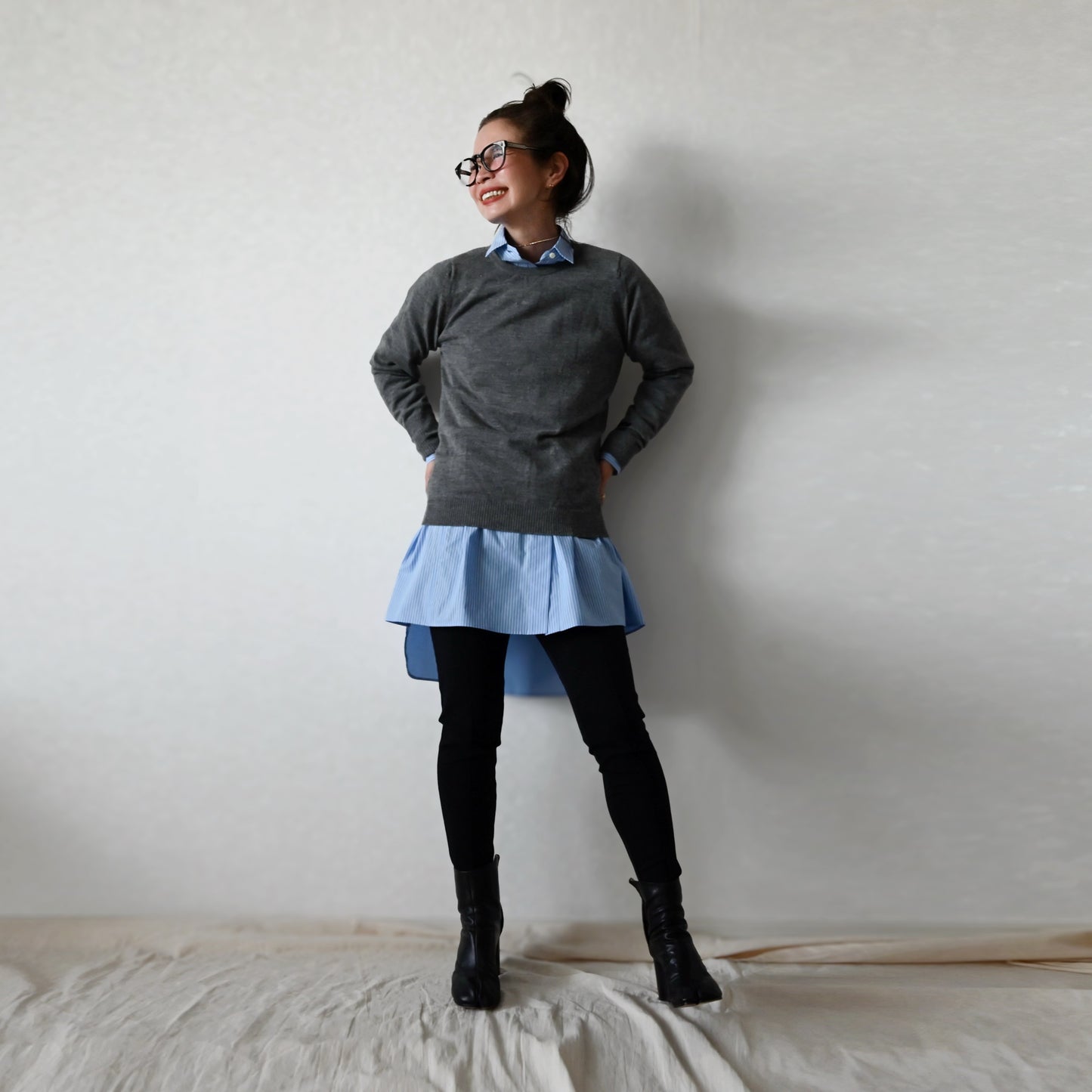 Dolman Sleeve Stripes Shirts