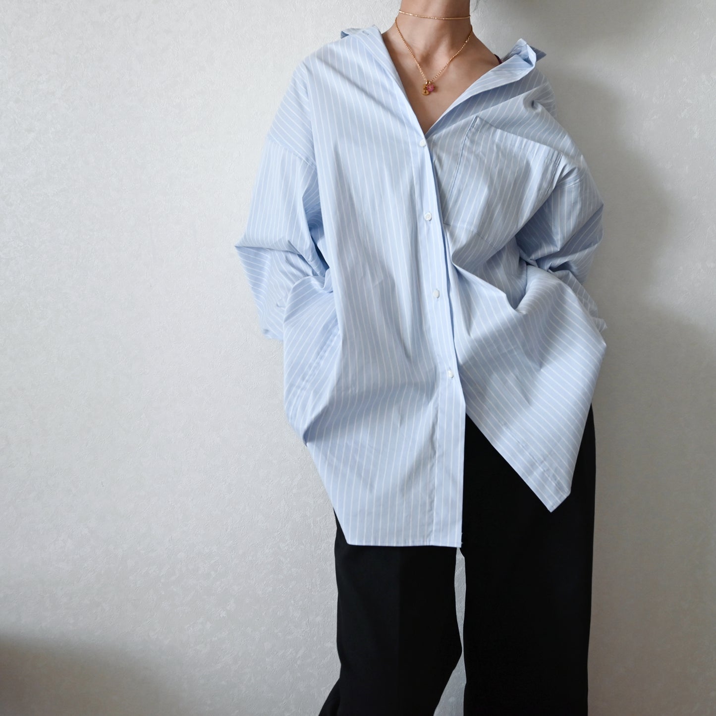 Dolman Sleeve Stripes Shirts