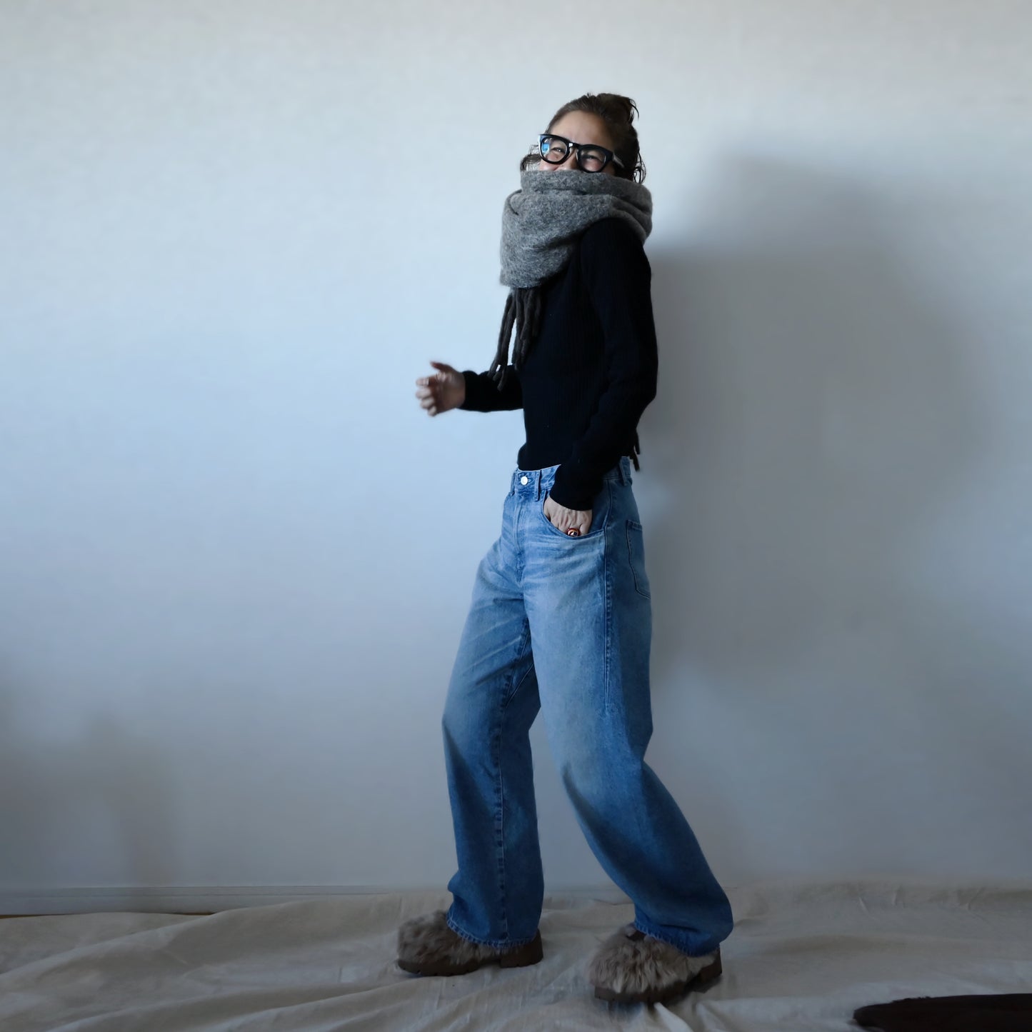 Midlize Wide Denim