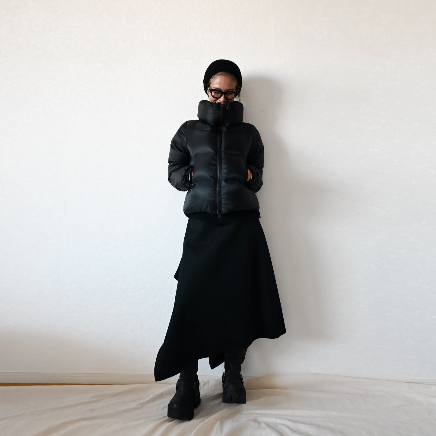 High neck Cropped Down 【受注商品】