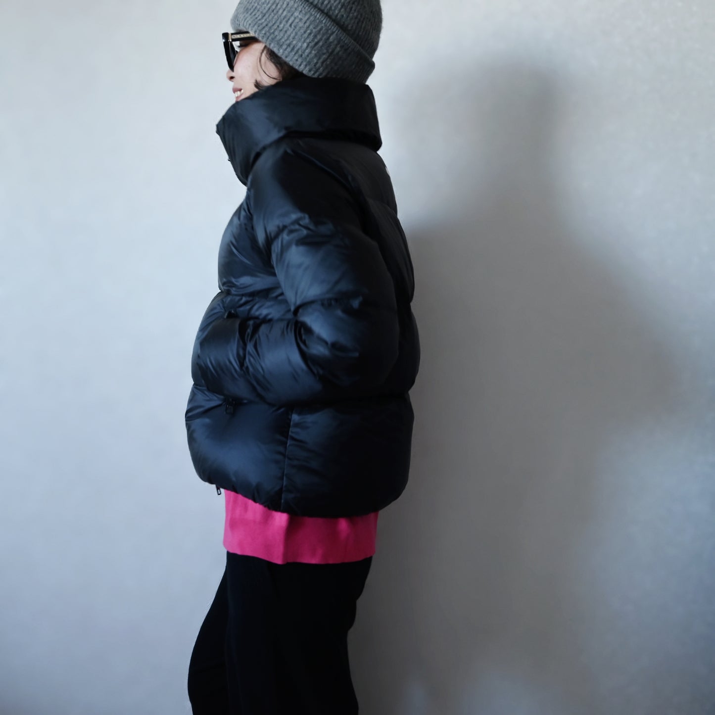 High neck Cropped Down 【受注商品】