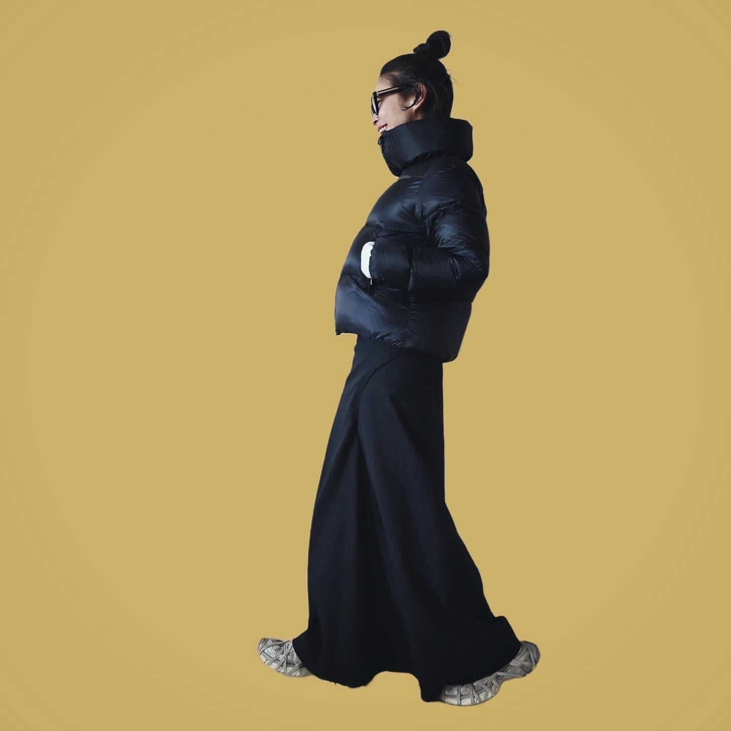 High neck Cropped Down 【受注商品】