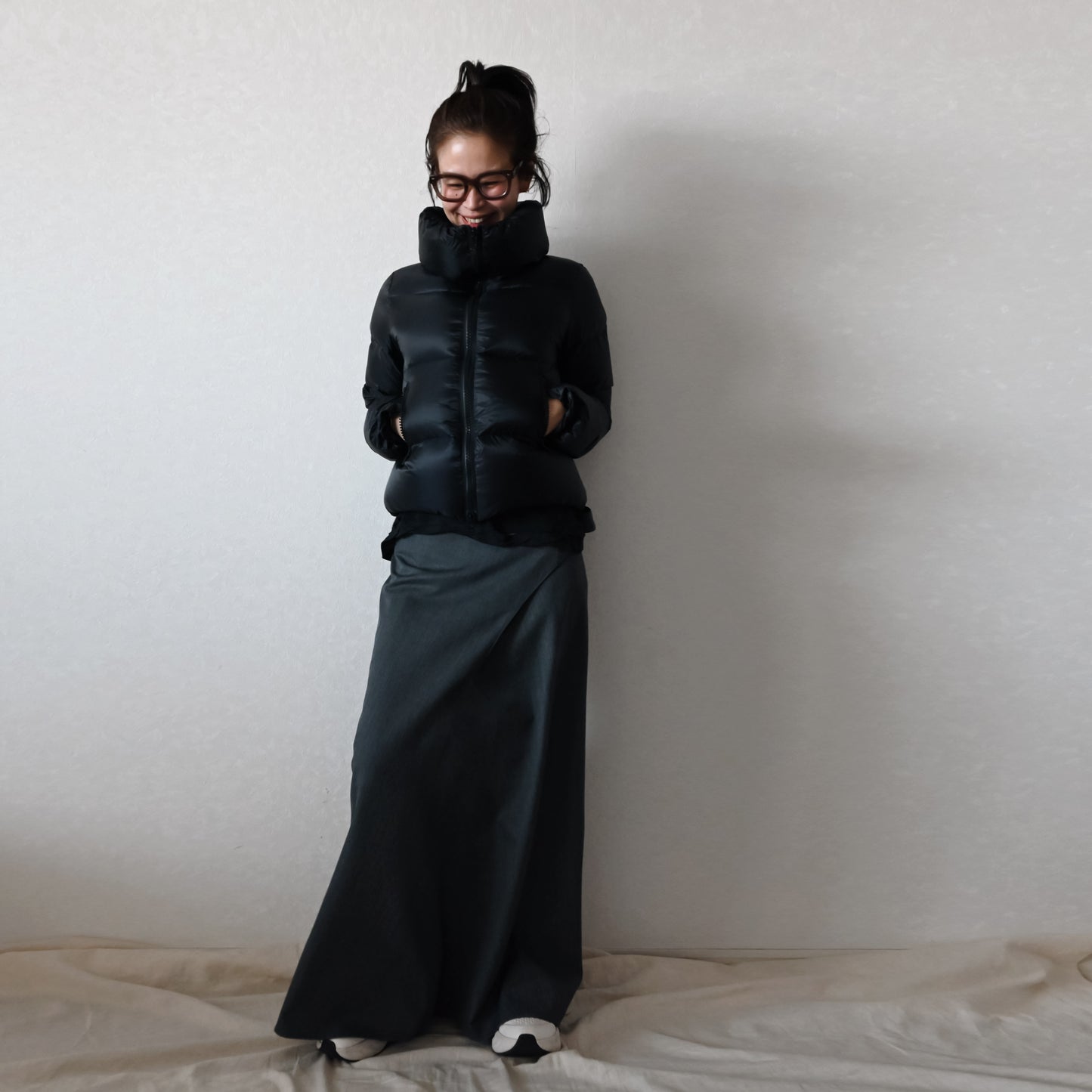 Wool Maxi Skirt