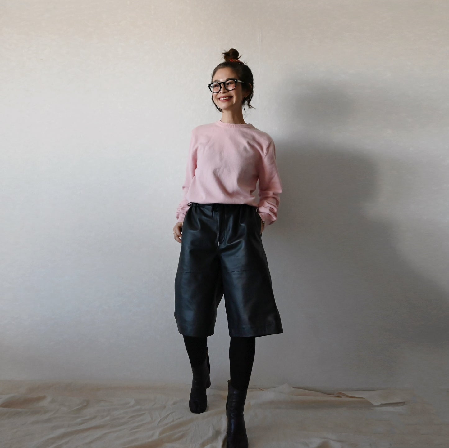 Leather Half Pants