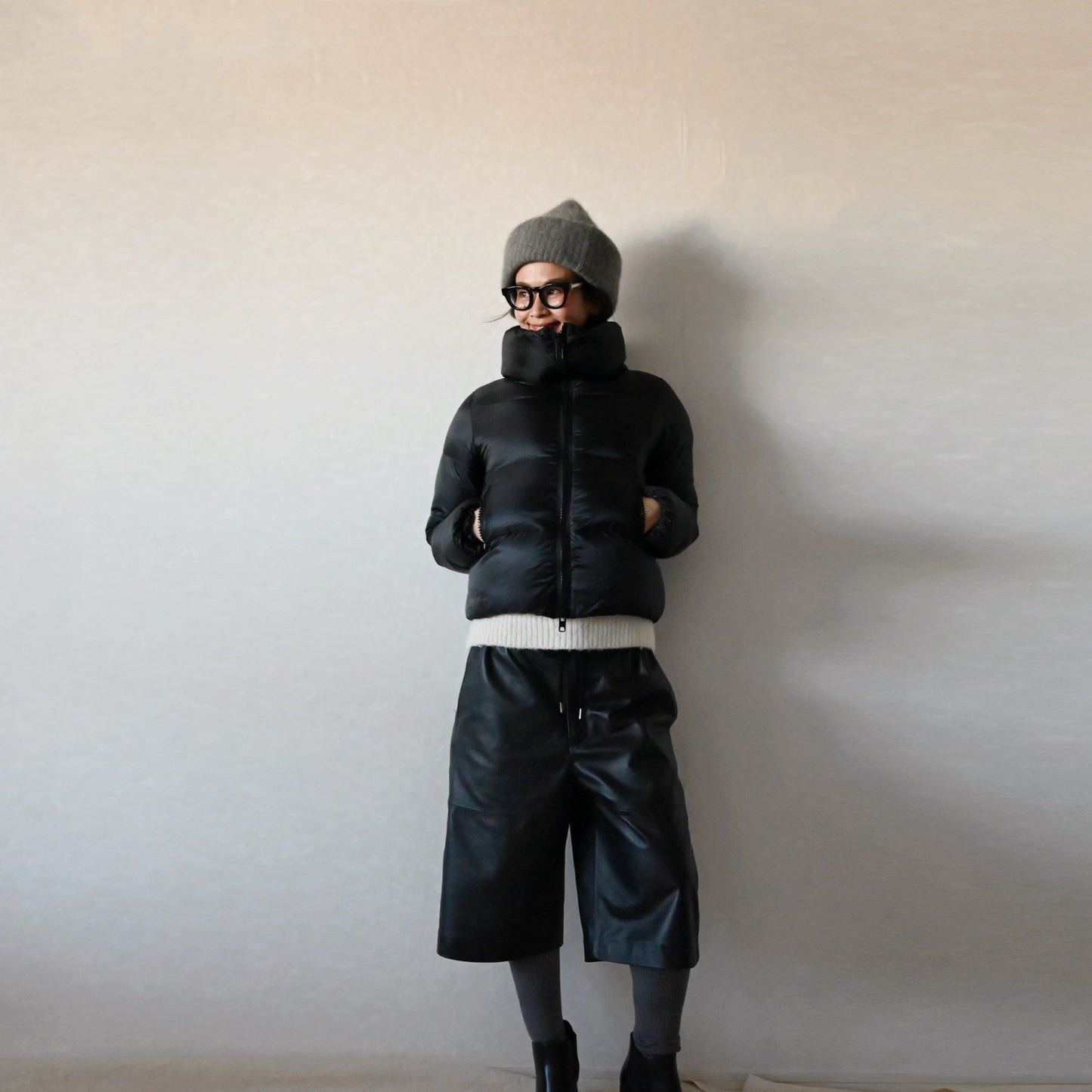 Leather Half Pants