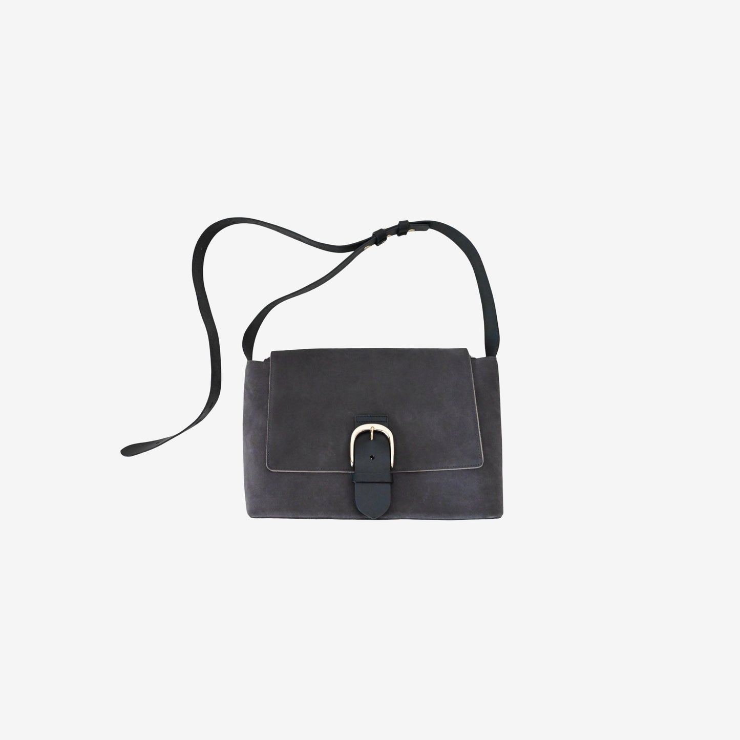 Suede Flap Shoulder