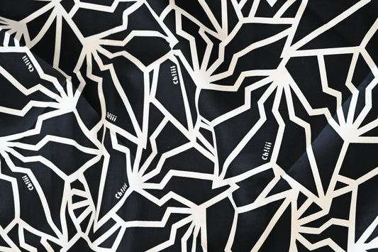 BAKIBAKI × ch!iii silk scarf