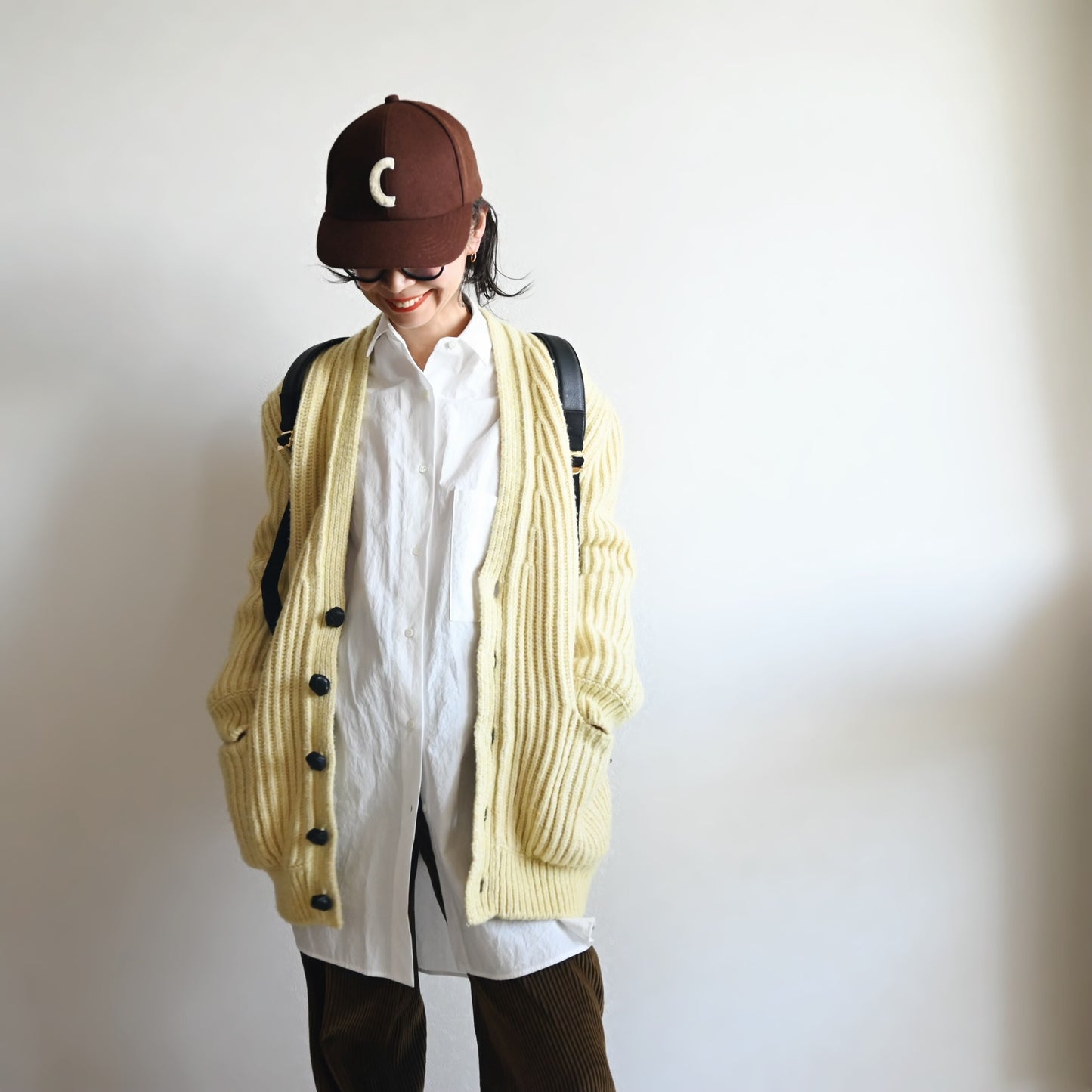 Leather Backpack / black　【受注商品】
