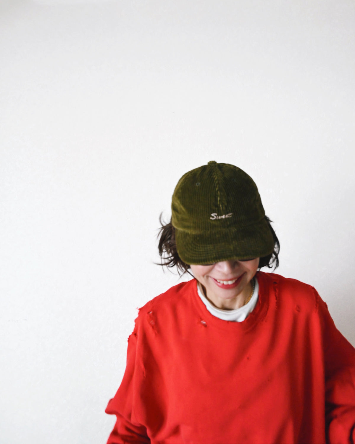Corduroy "sweet" Cap