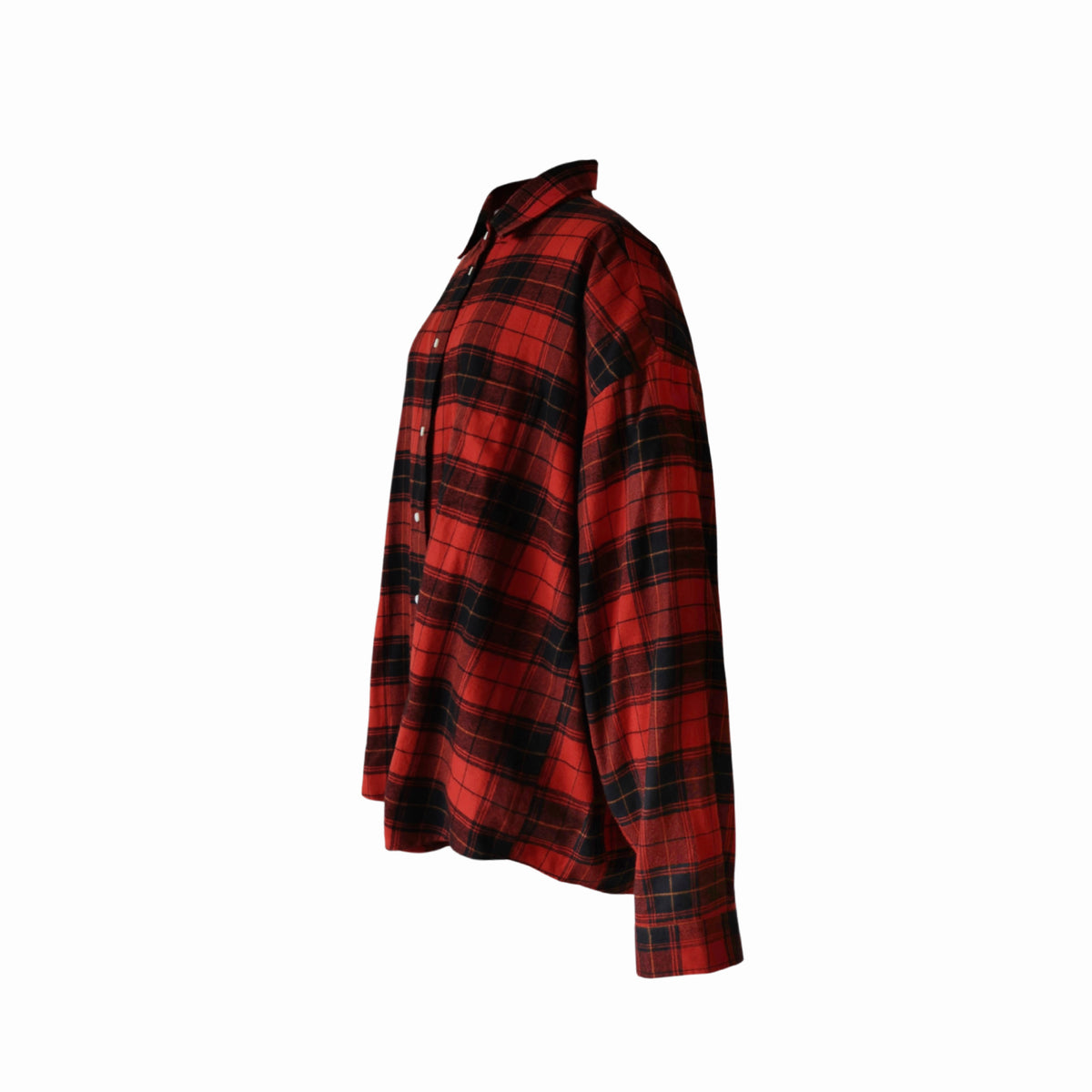 Oversized Flannel Check Shirts