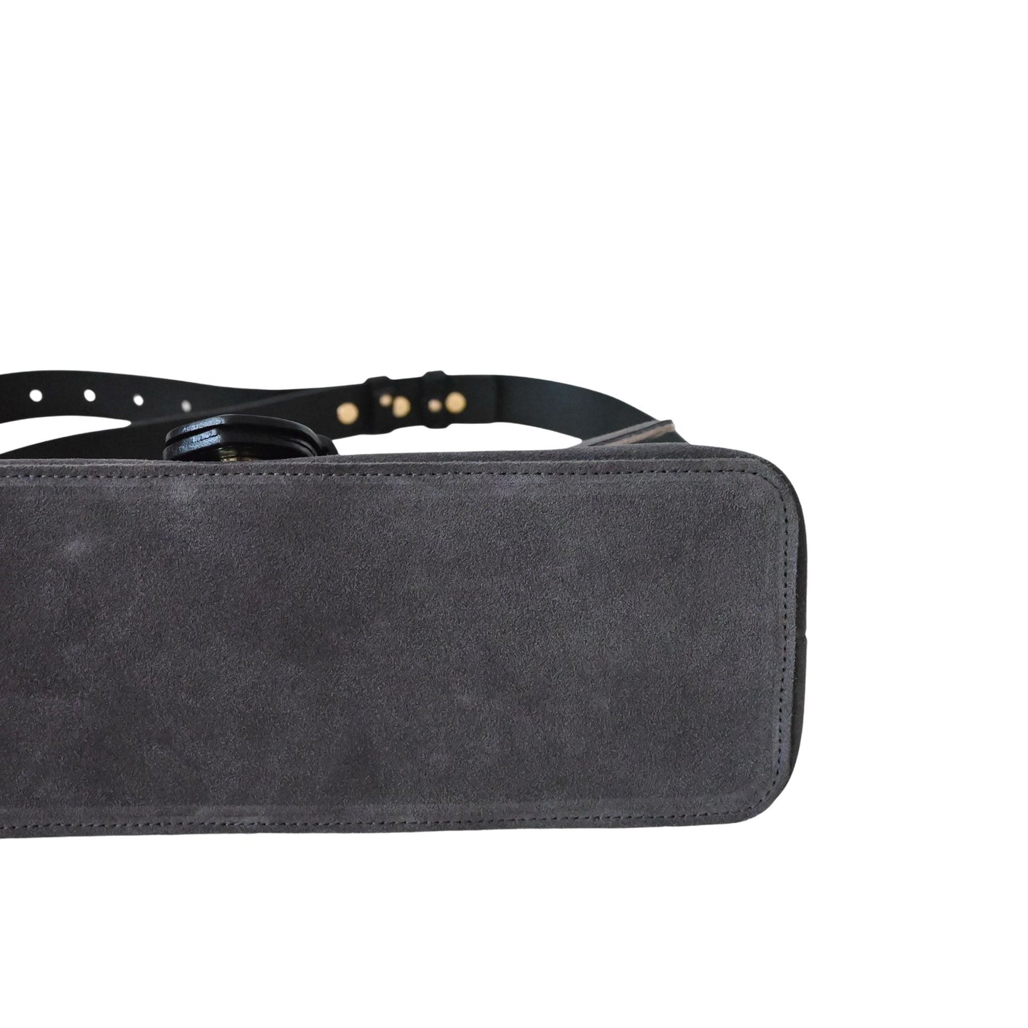 Suede Flap Shoulder