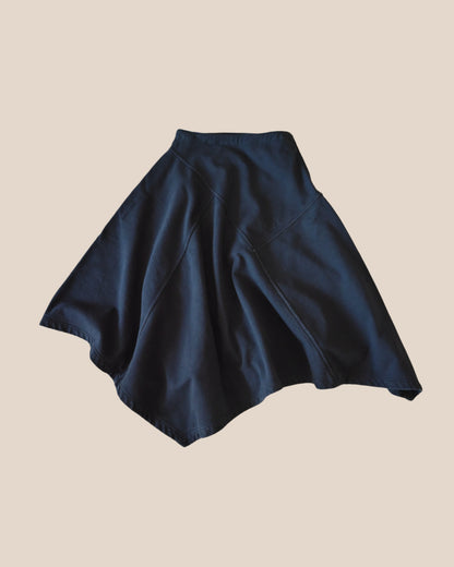 Sweat Asymmetry Skirt