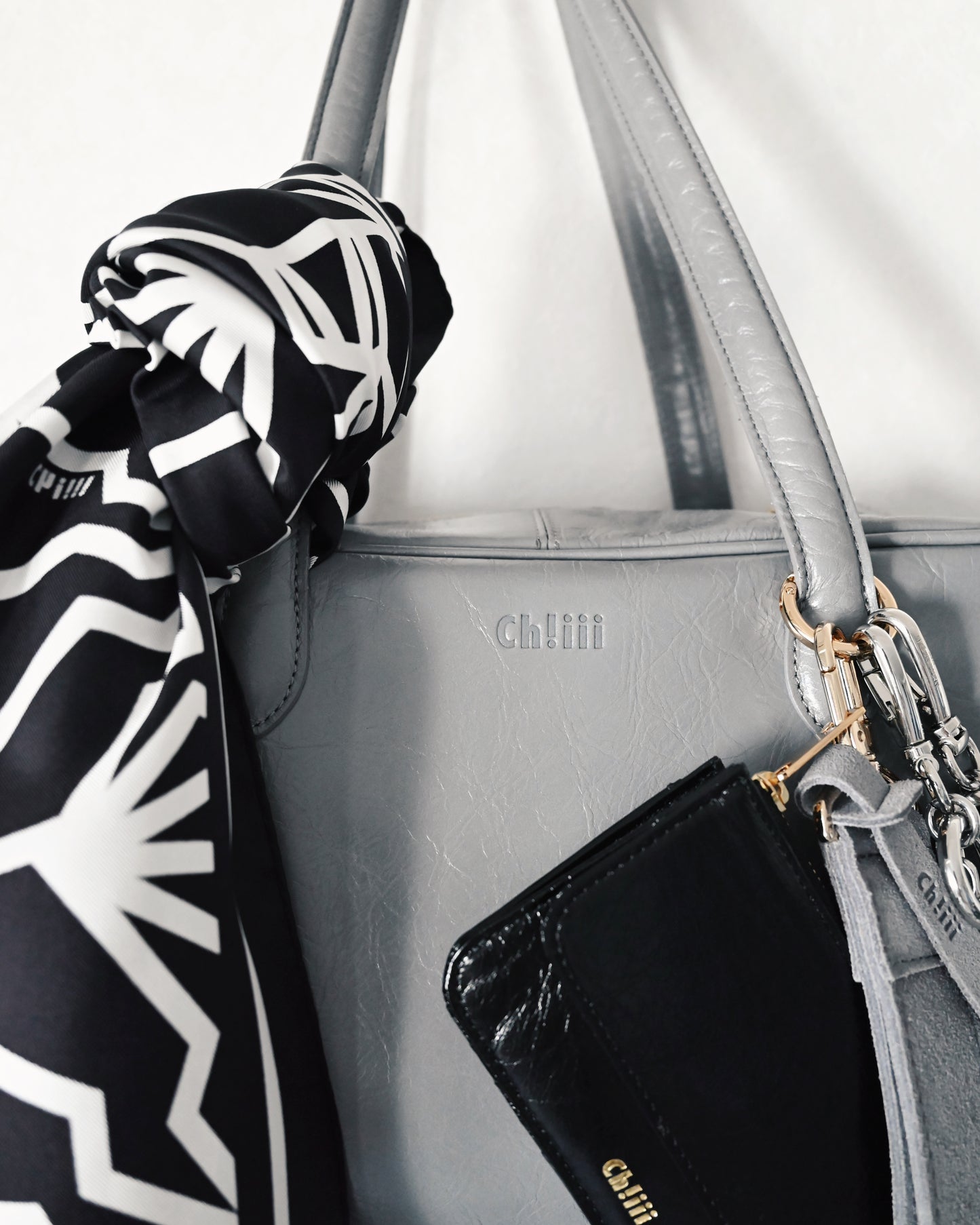 BAKIBAKI × ch!iii silk scarf　