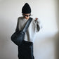 Big Leather Bascket / black【受注商品】