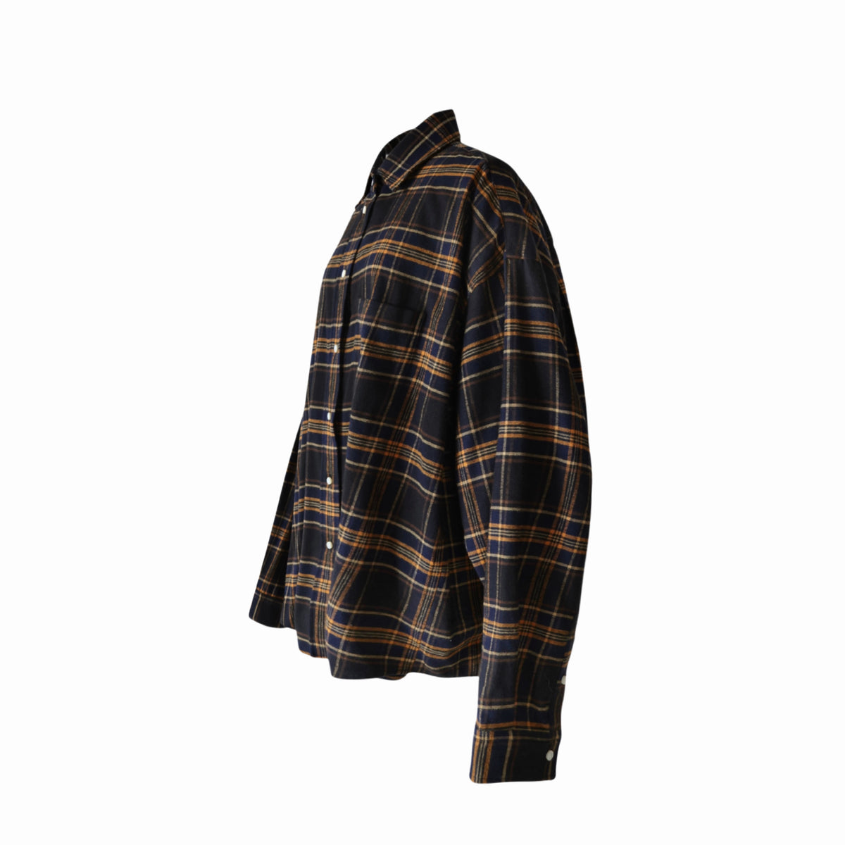 Oversized Flannel Check Shirts