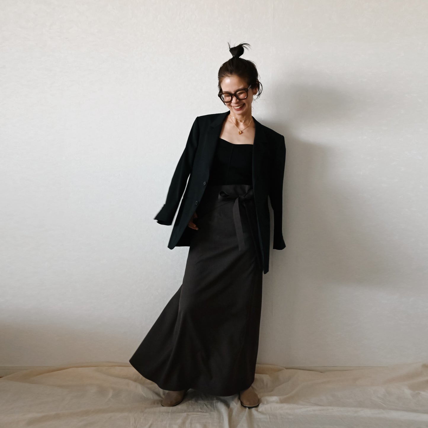 Wool Maxi Skirt