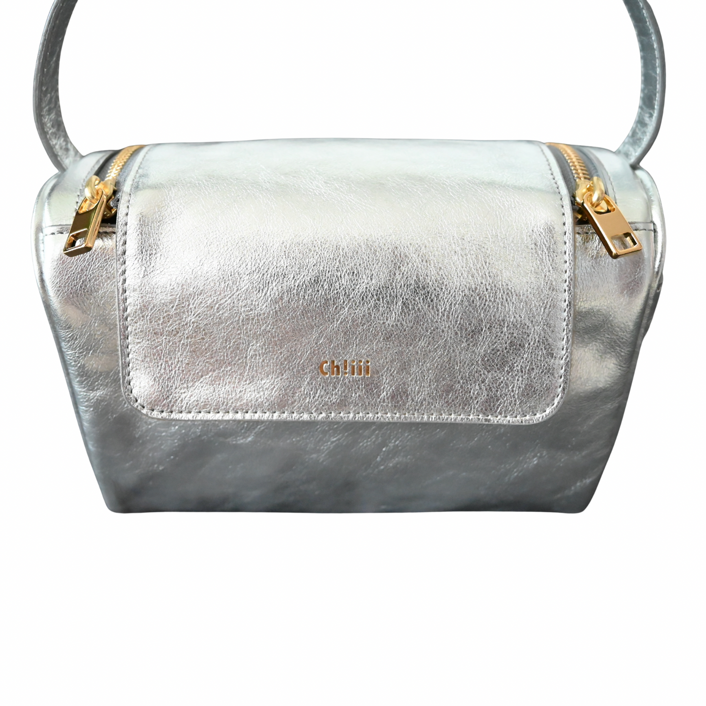 W-zip One-Shoulder Bag