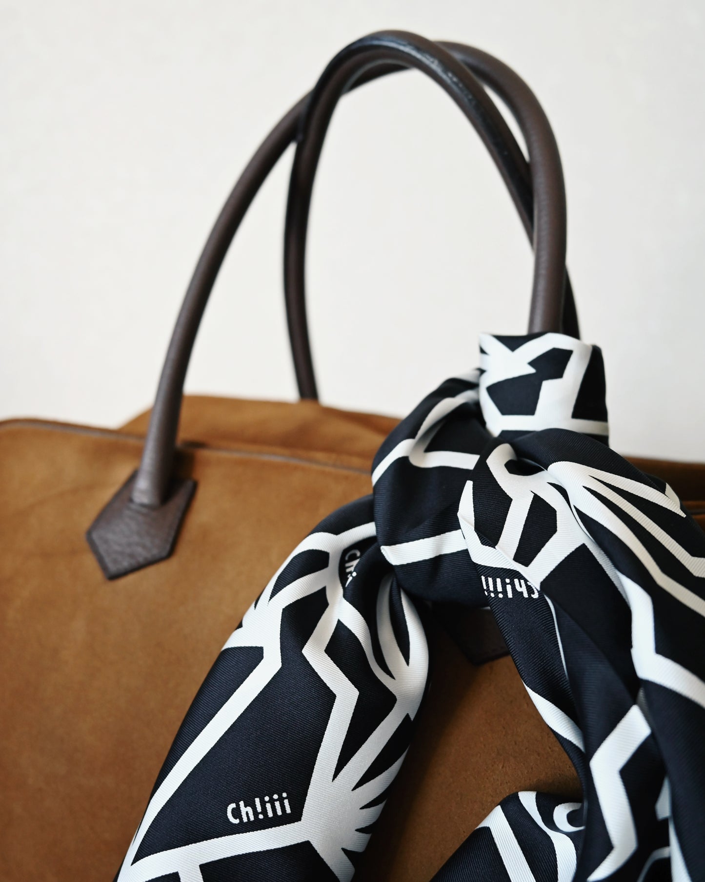 BAKIBAKI × ch!iii silk scarf　