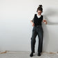 Midlize Wide Black Denim