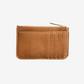 Cracked leather Flap Coin Cadecase