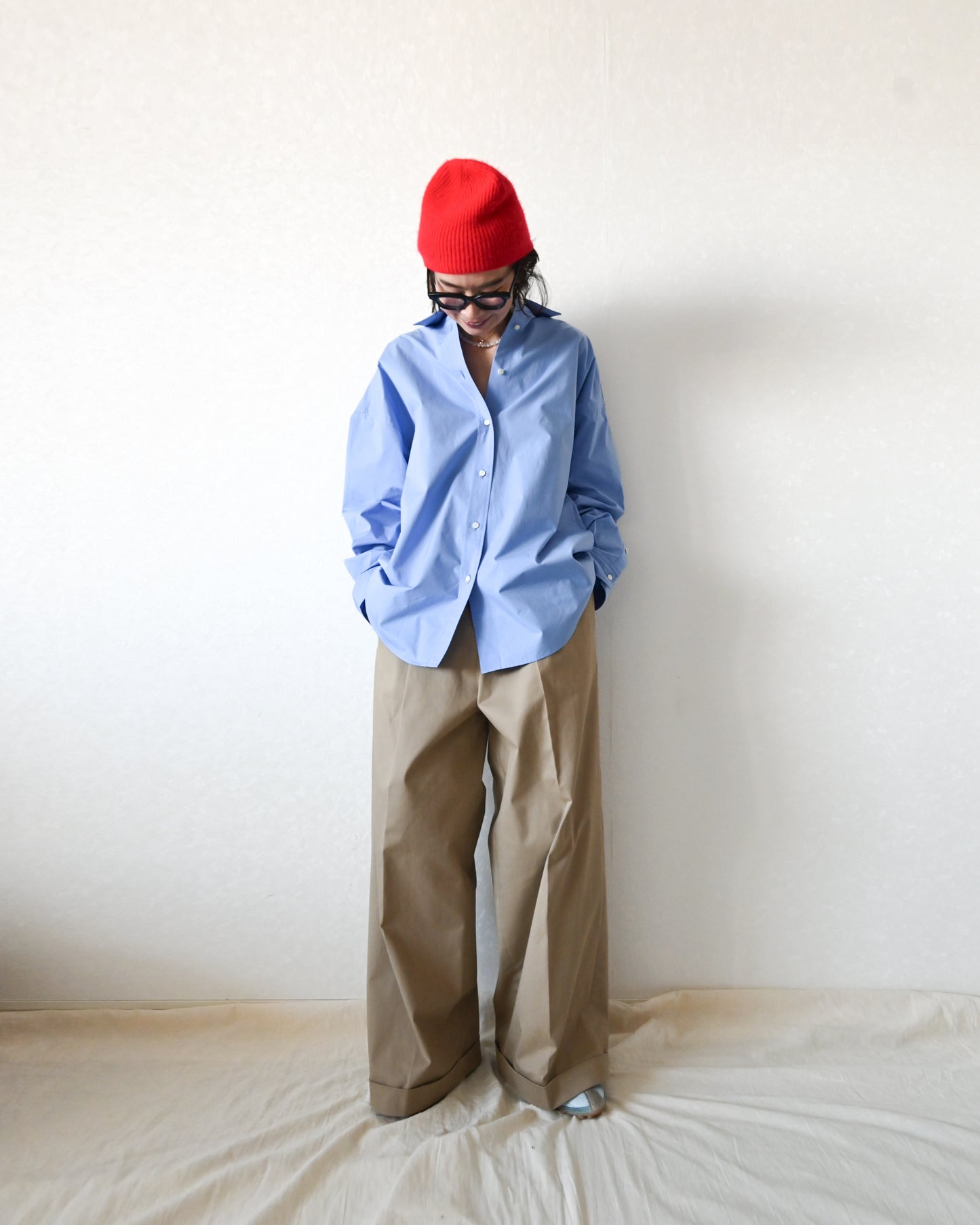 Tuck Wide Pants / chino 【受注商品】