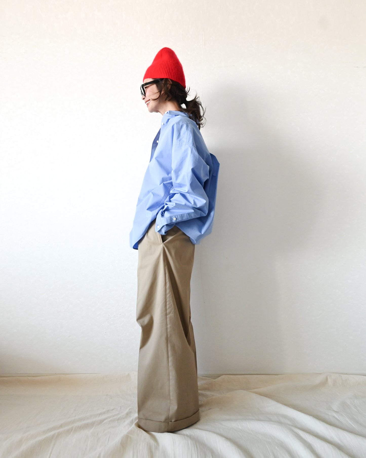 Tuck Wide Pants / chino 【受注商品】