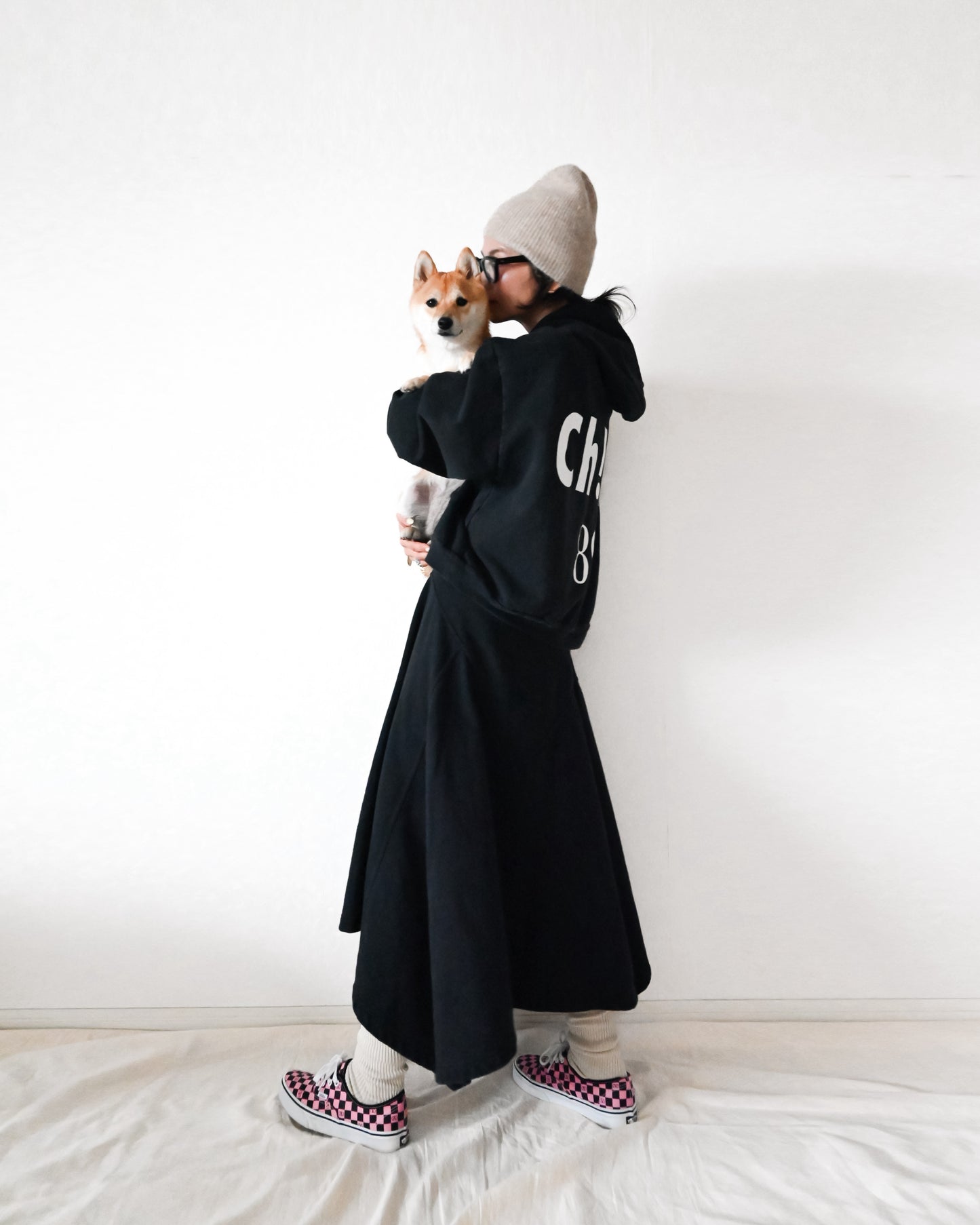 Sweat Asymmetry Skirt