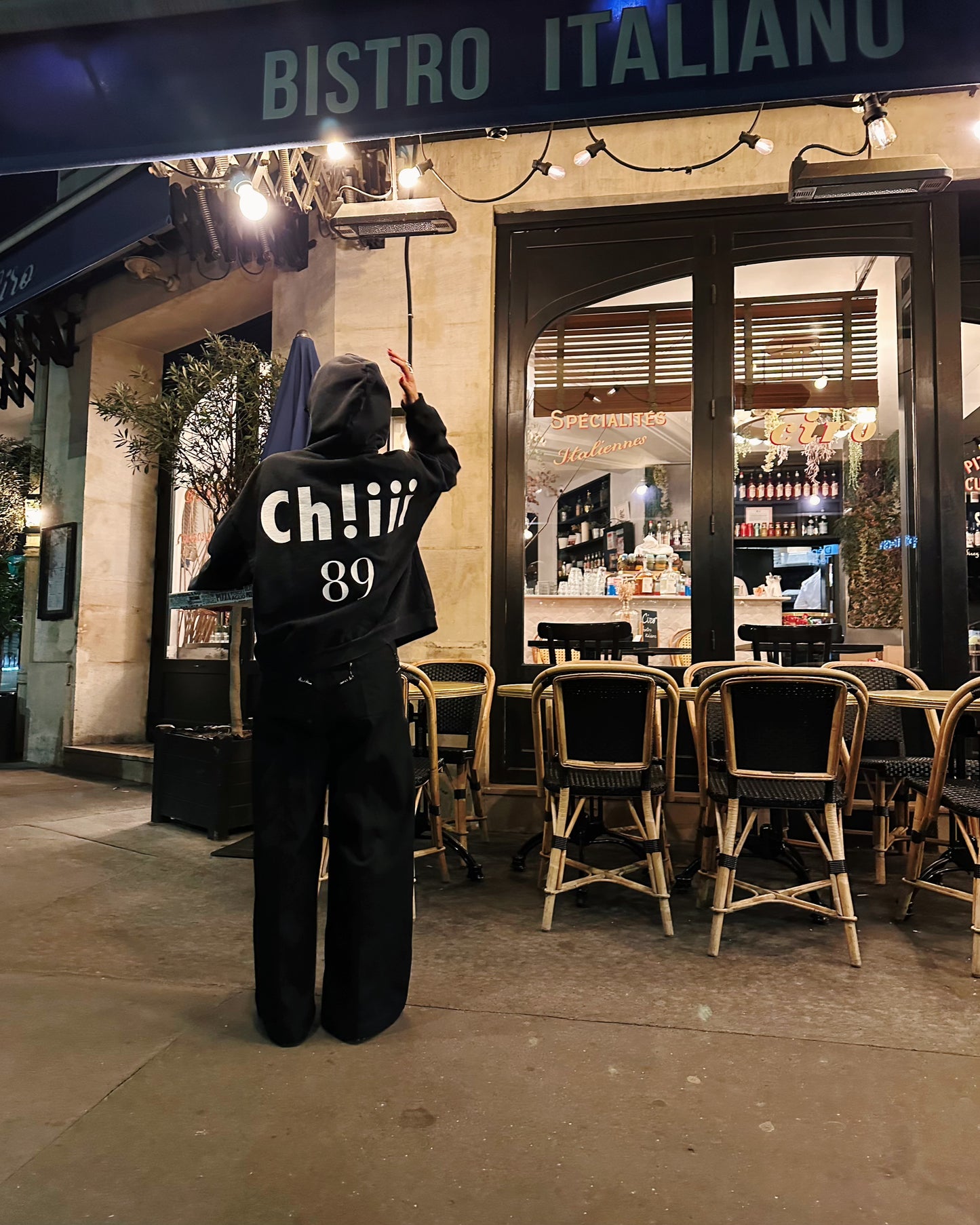 Back print Zip Foodie