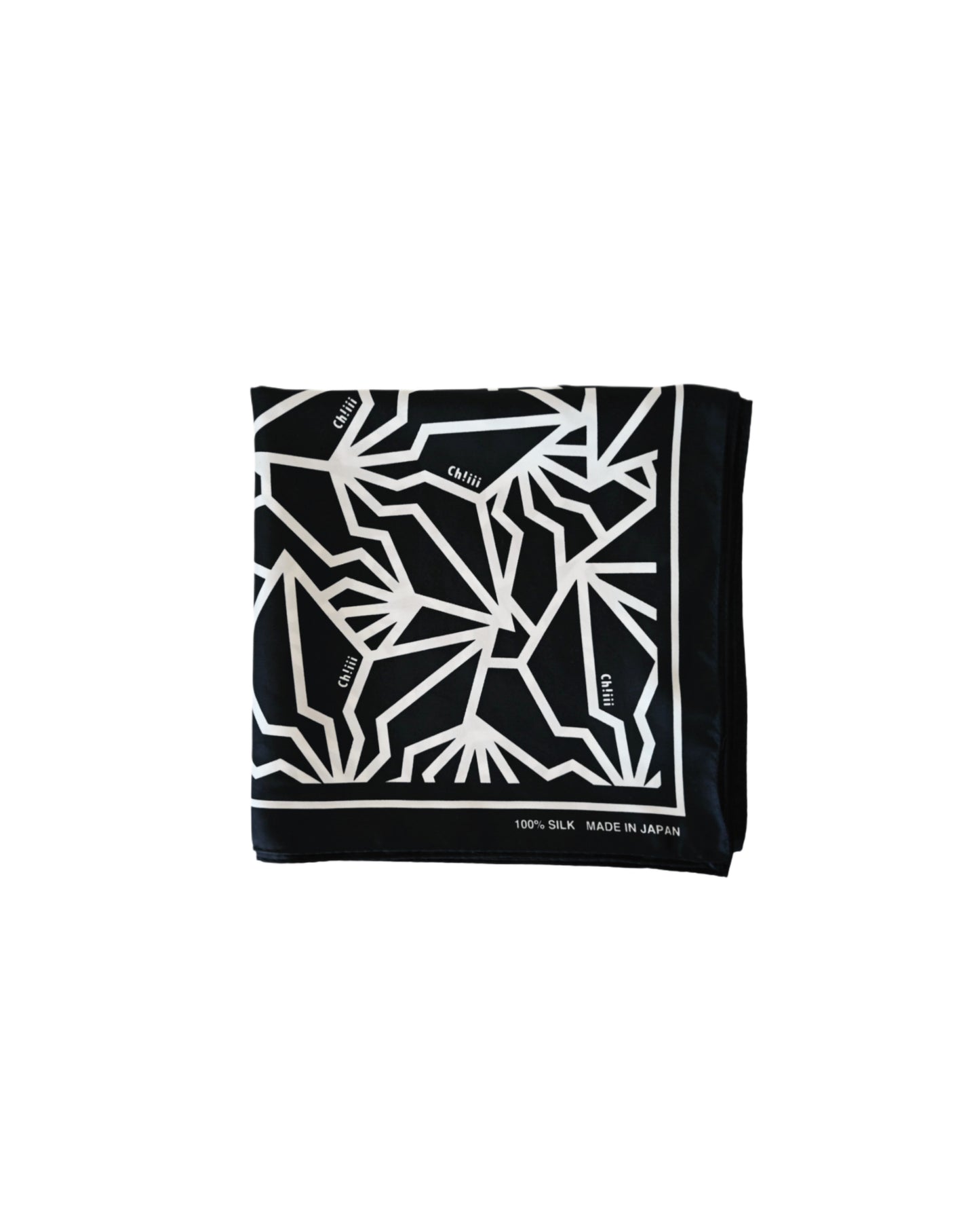 BAKIBAKI × ch!iii silk scarf　