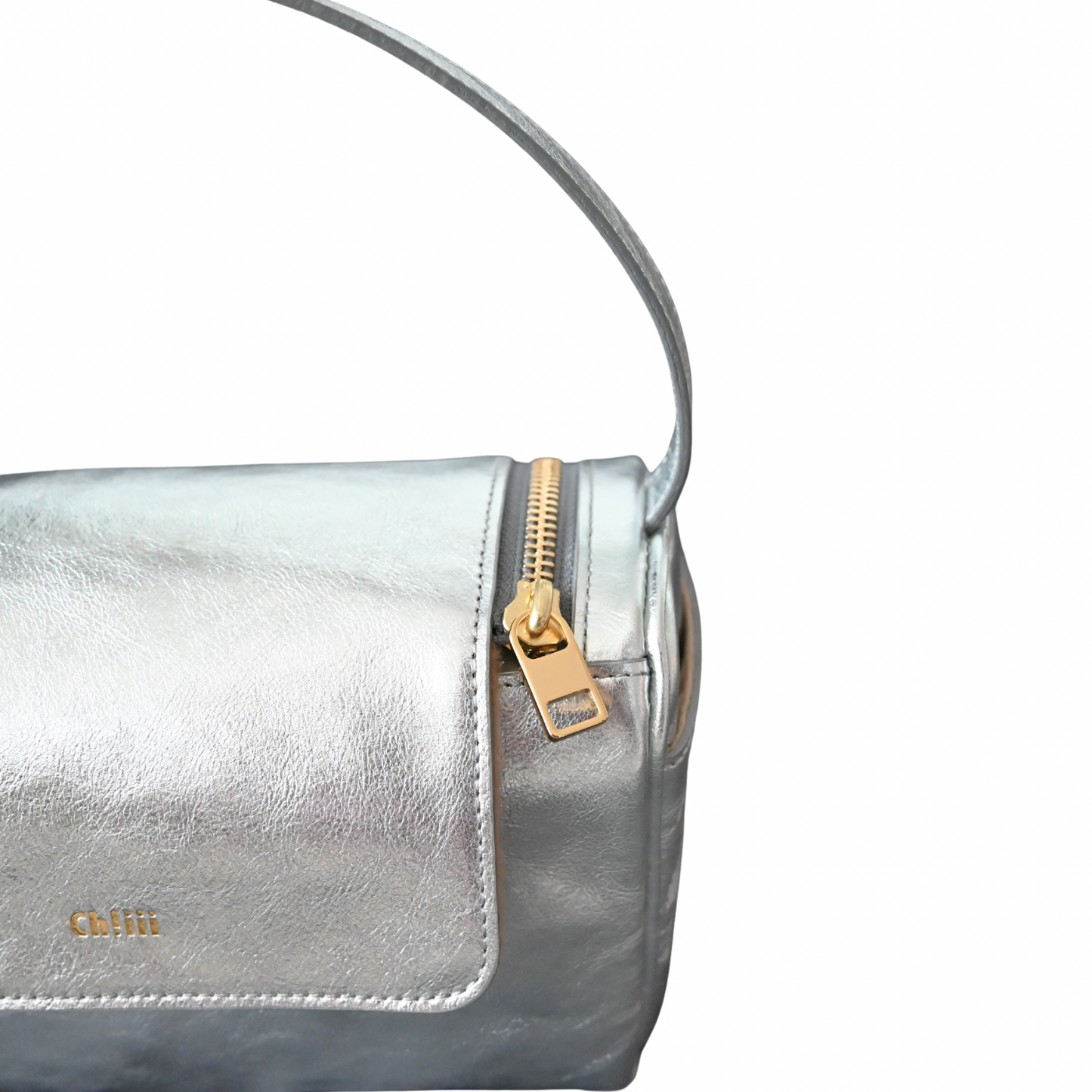 W-zip One-Shoulder Bag