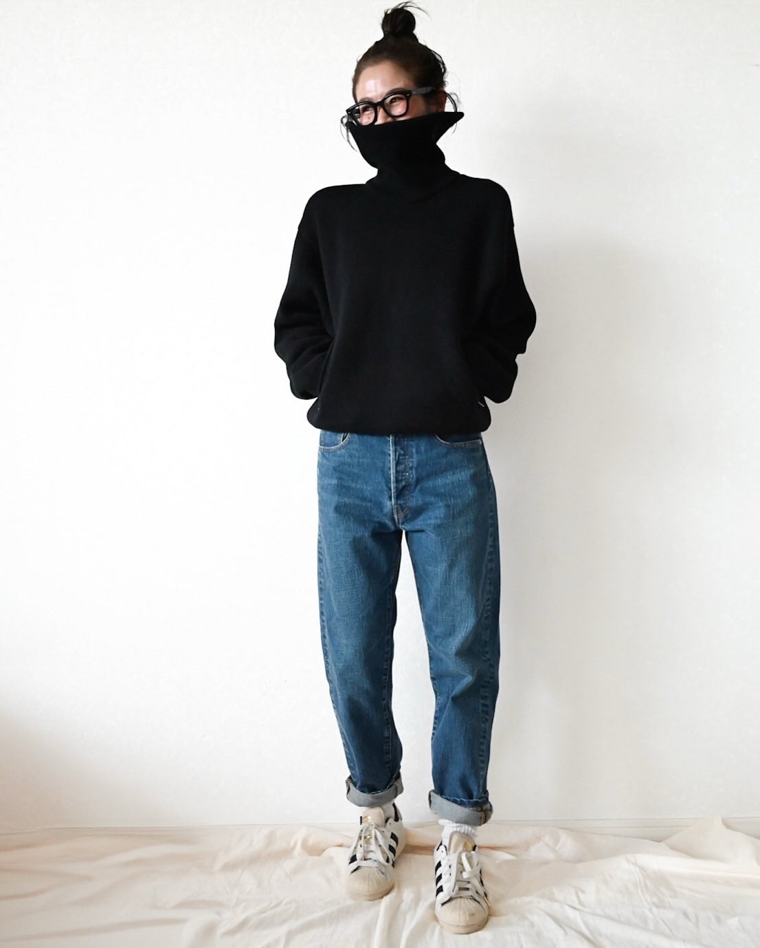 お値下げ　新品未使用⭐︎chiiii tapered denim pants Tapered Denim Pants – ch!iii