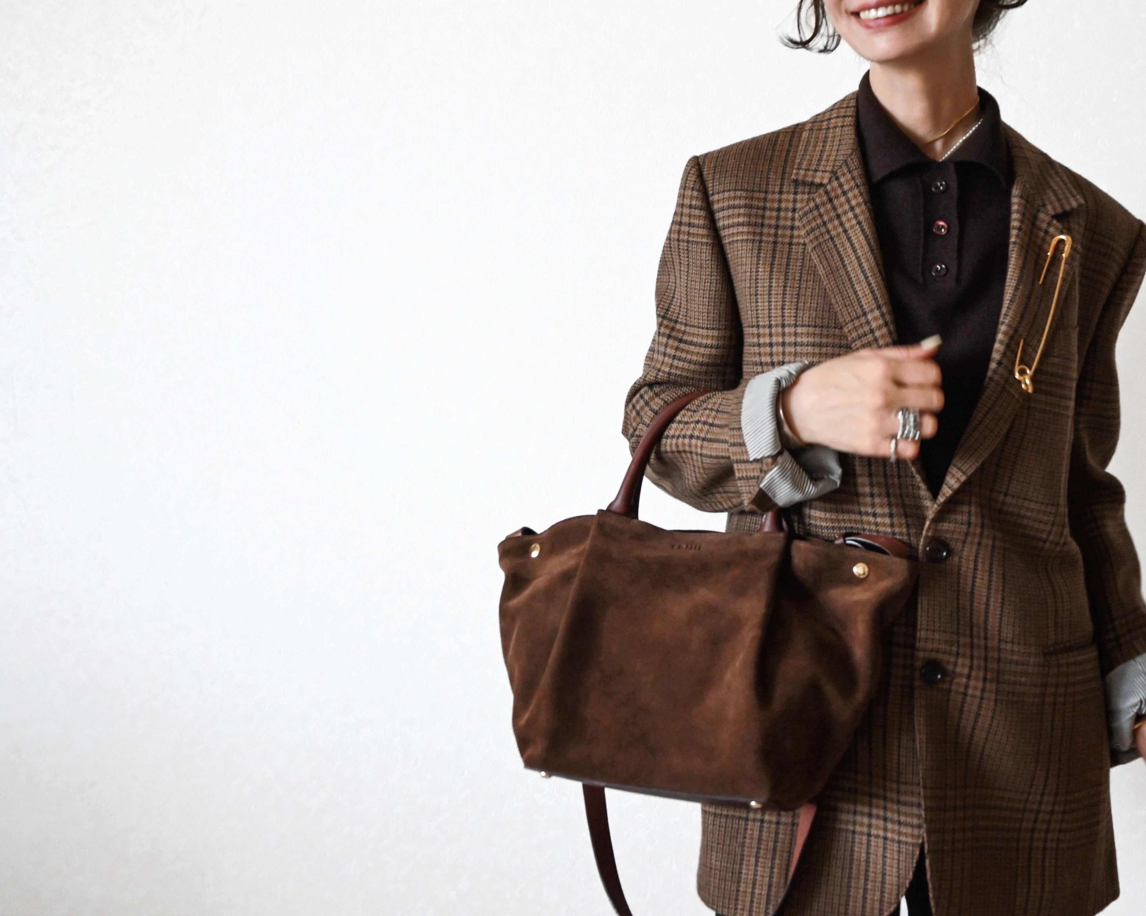 【美品】ch!iiibag チーバッグ スウェードウエストバッグ Suede Tote – ch!iii