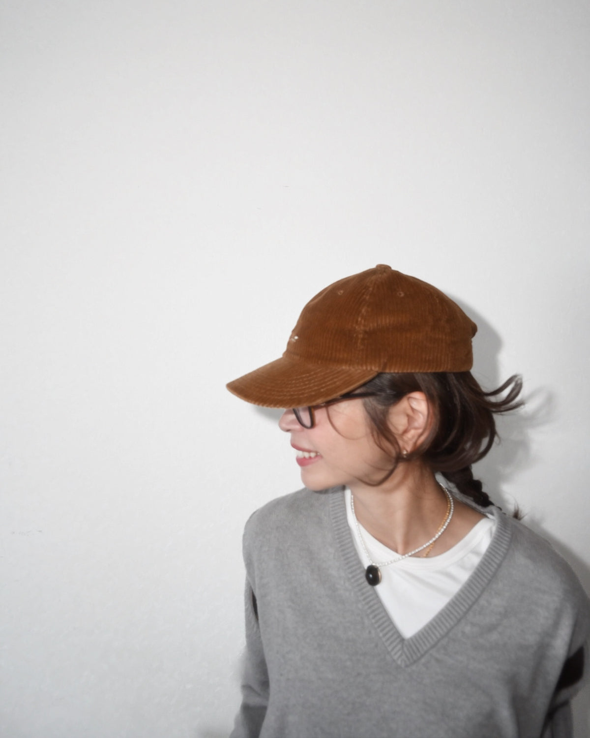 Corduroy "sweet" Cap