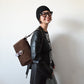 Suede Flap Shoulder