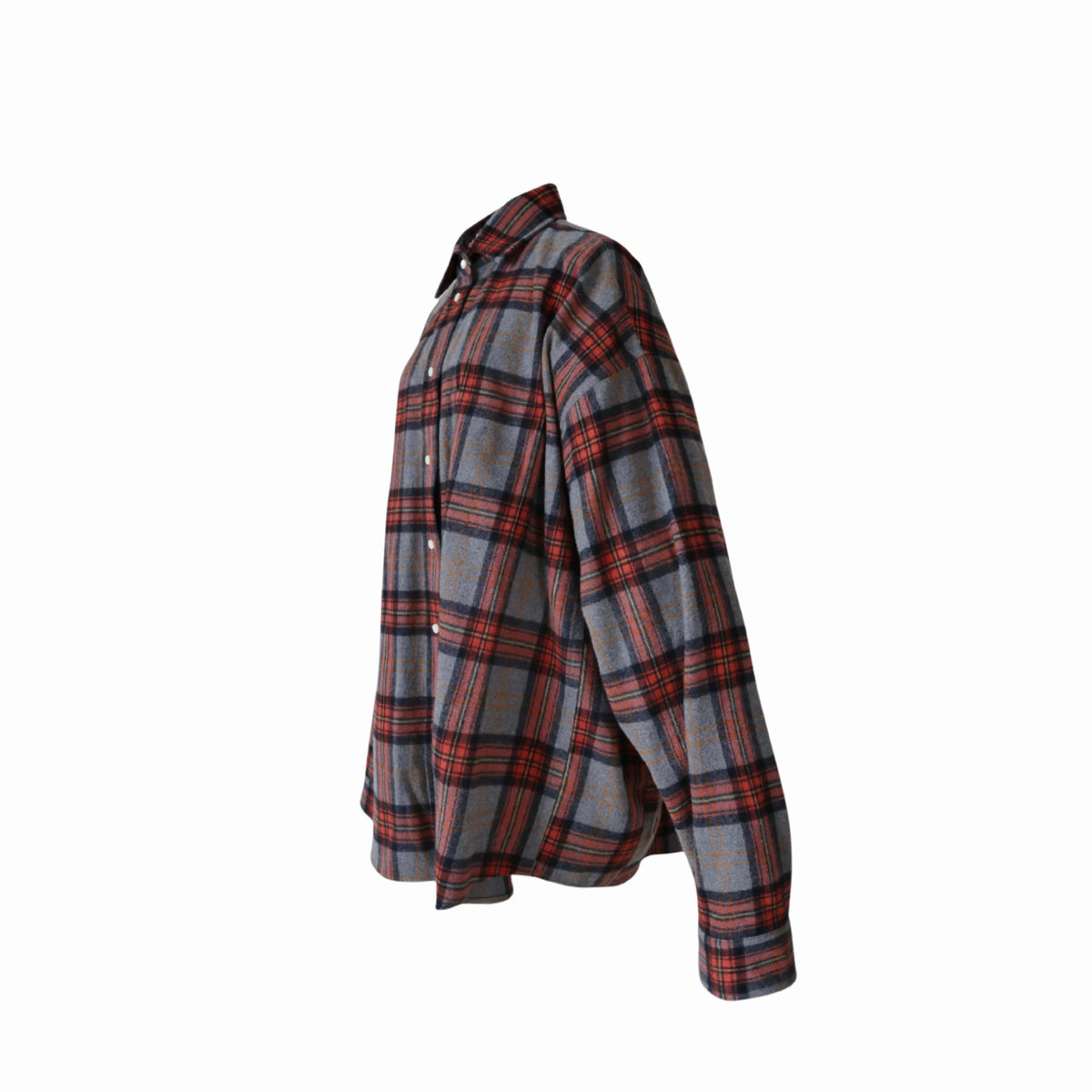 Oversized Flannel Check Shirts