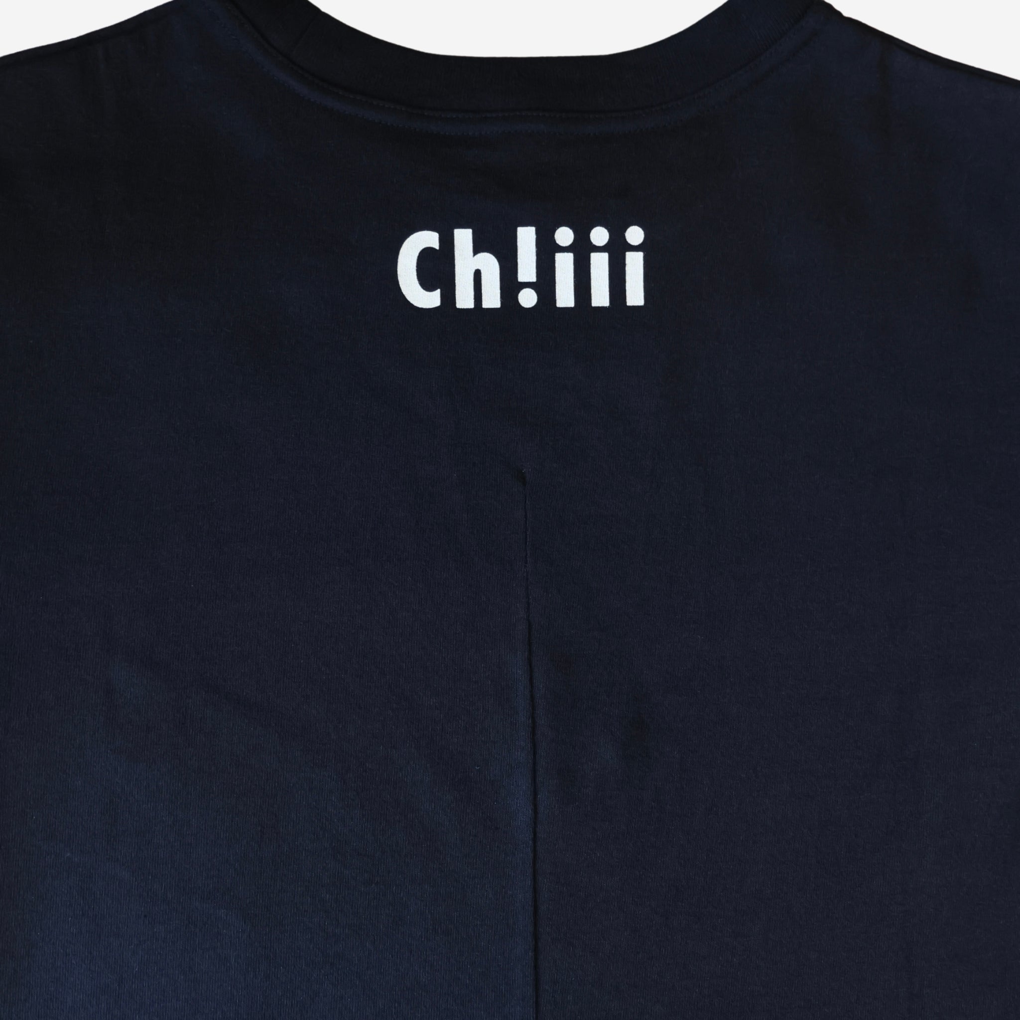 ch!iii Center Tuck Tee chiiiibag 黒 Center Tuck Tee – ch!iii