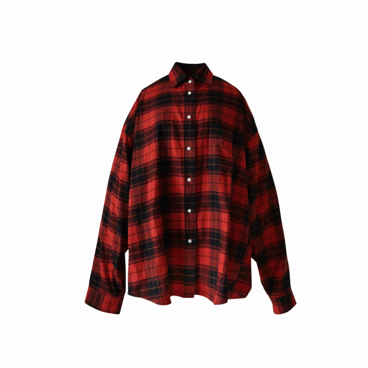 Oversized Flannel Check Shirts
