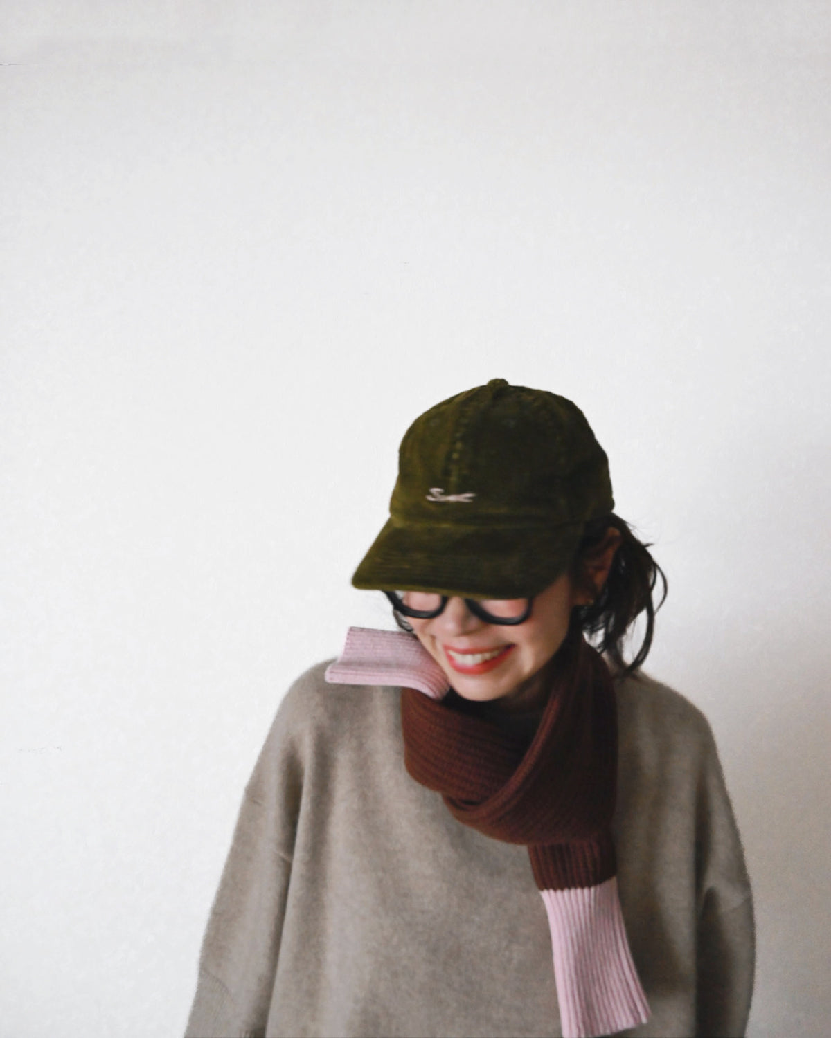 Corduroy "sweet" Cap
