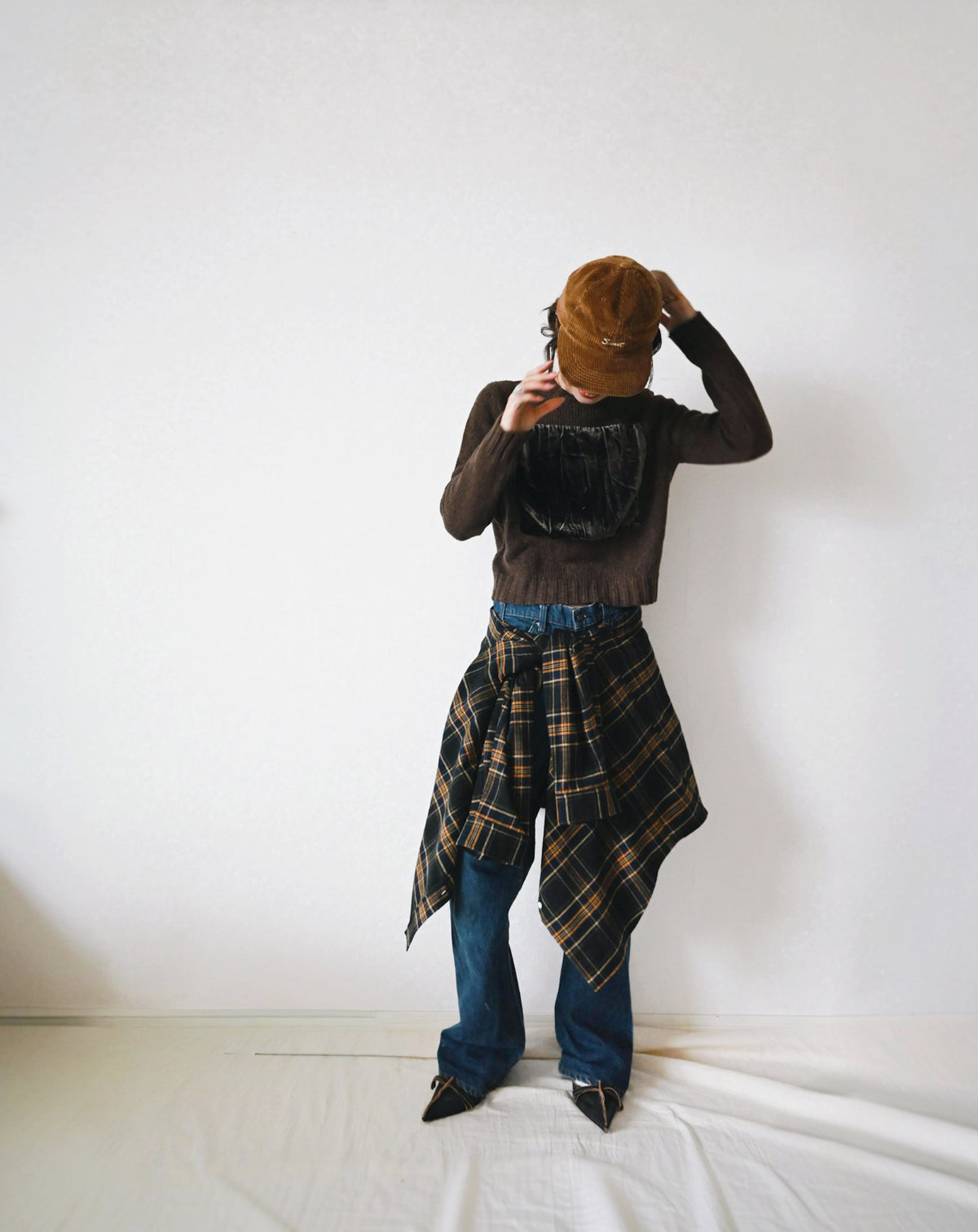 Oversized Flannel Check Shirts