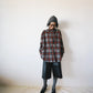 Oversized Flannel Check Shirts