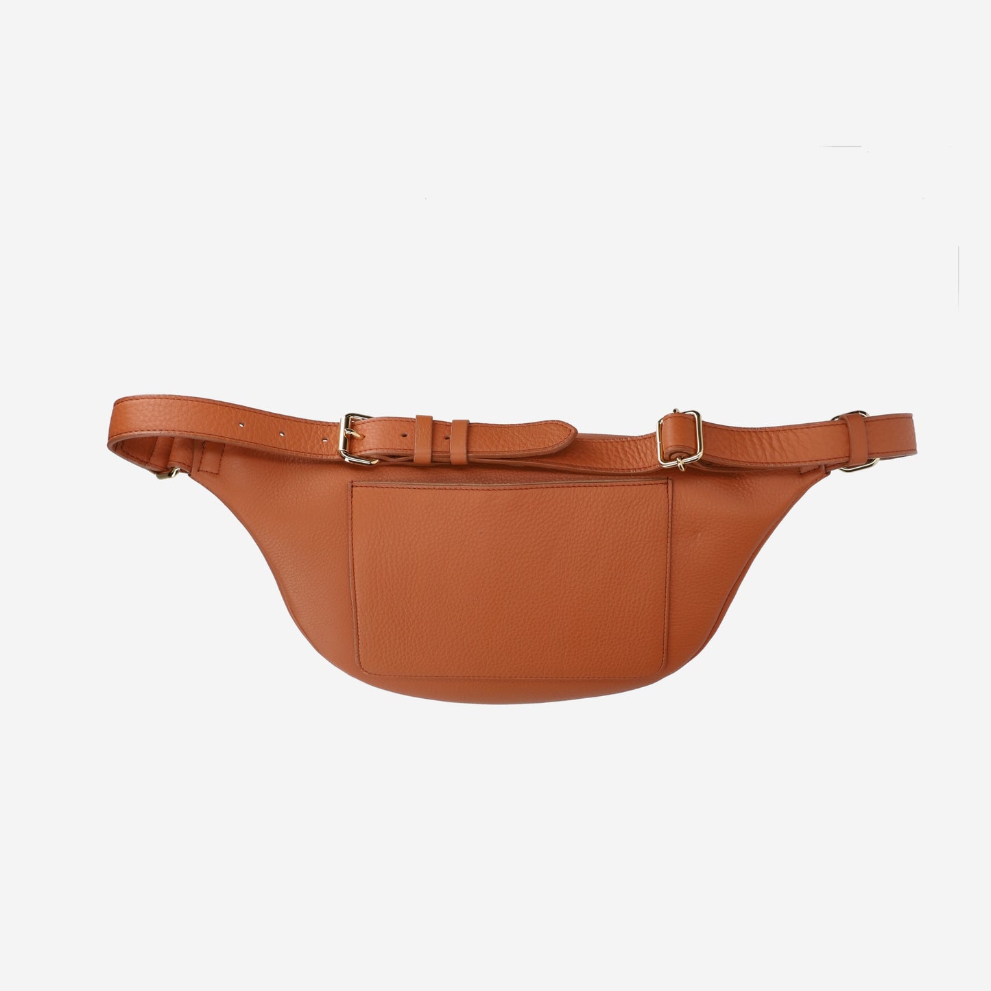 Shrink Leather Waist Bag