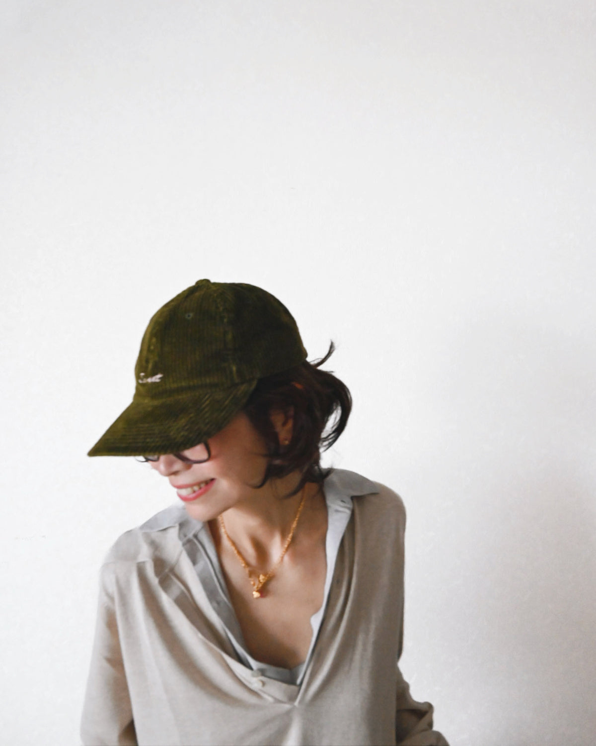 Corduroy "sweet" Cap