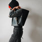 Midlize Wide Black Denim