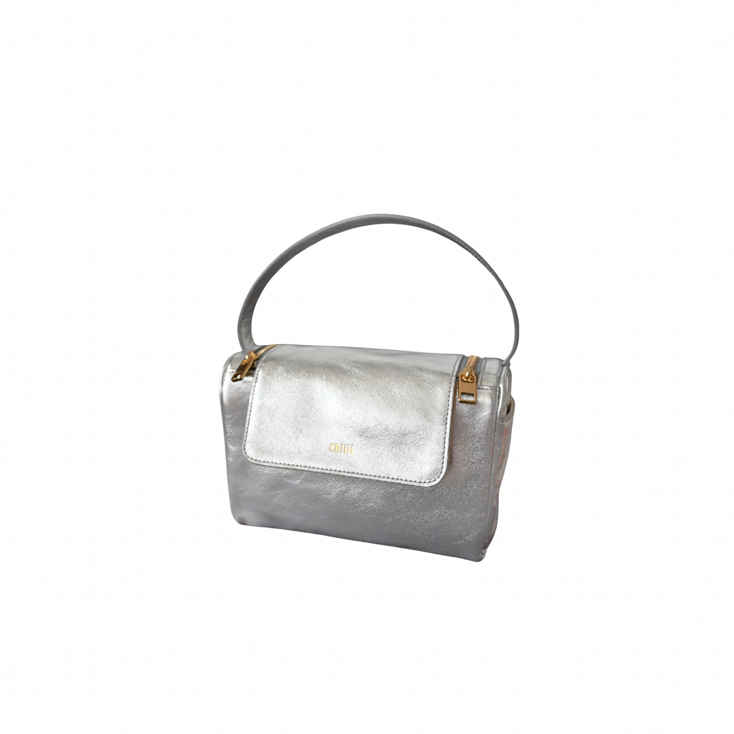 W-zip One-Shoulder Bag