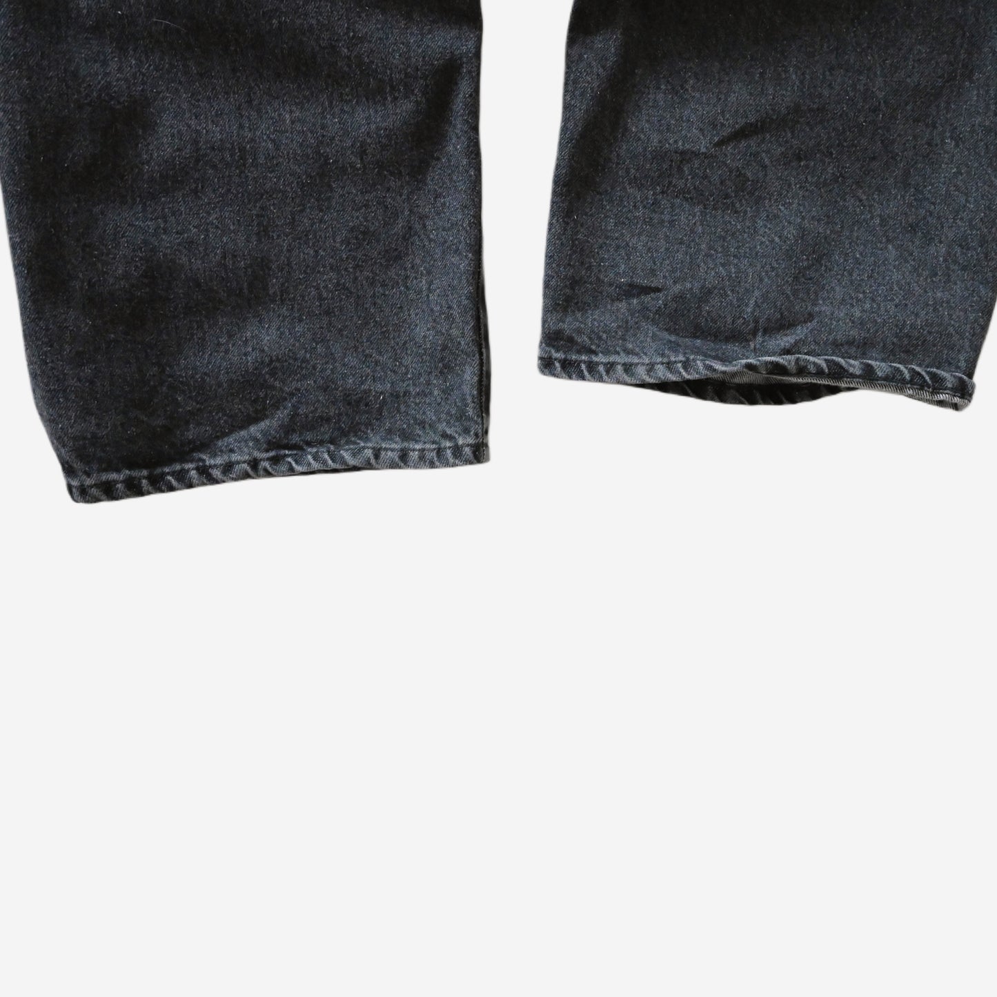 Midlize Wide Black Denim