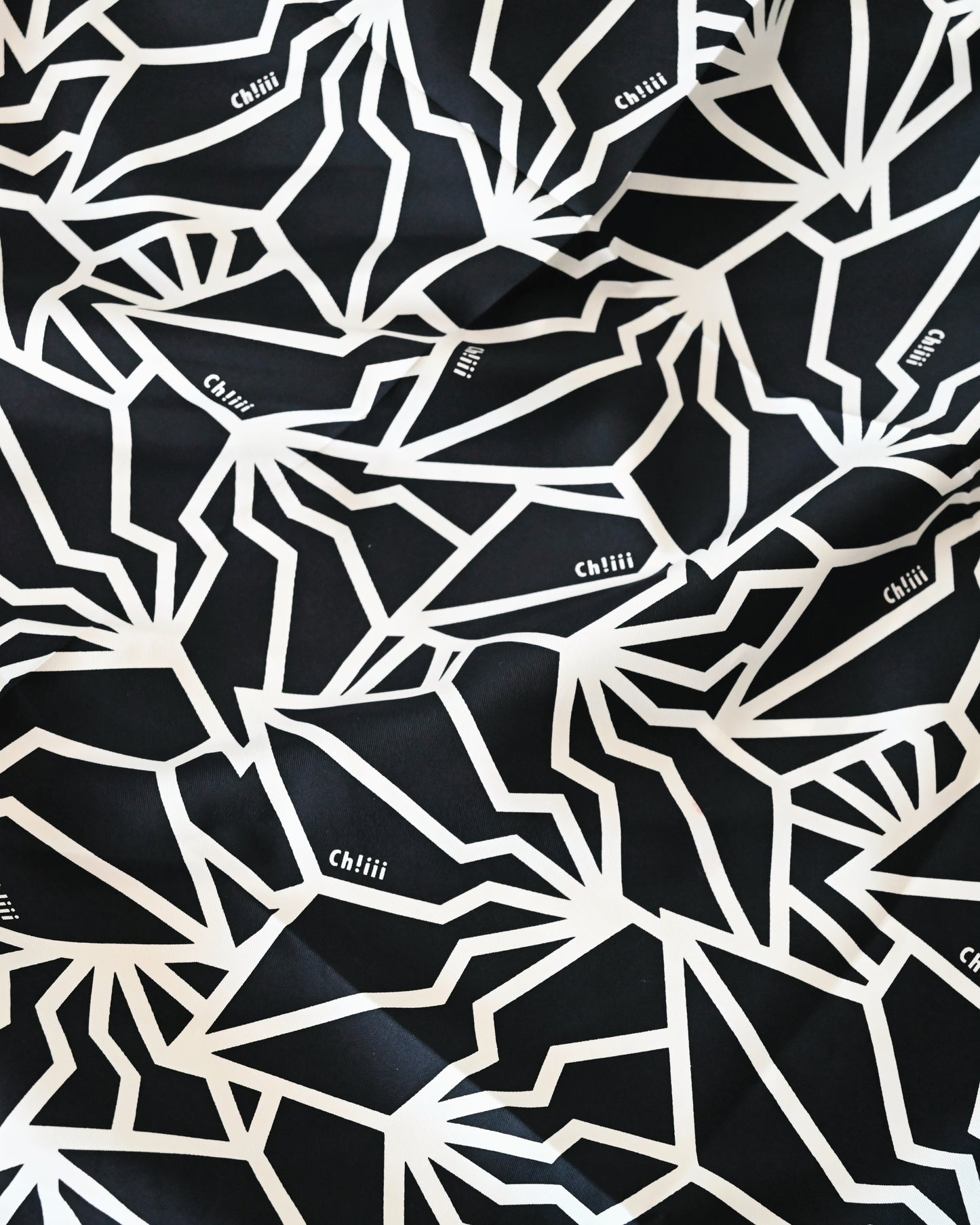 BAKIBAKI × ch!iii silk scarf　