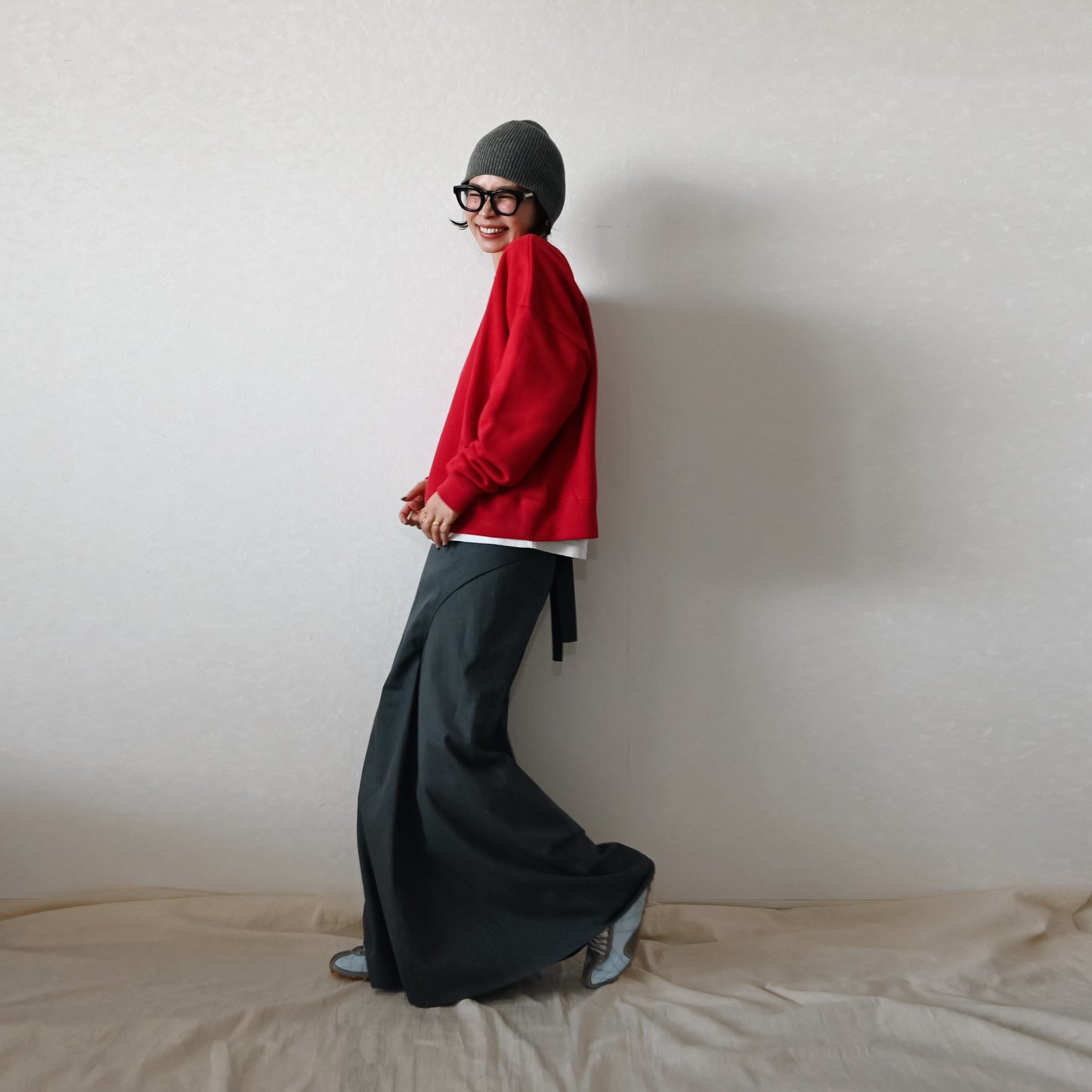 Wool Maxi Skirt